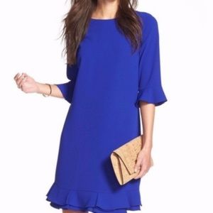 Blue Ruffle Sleeve Dress✨ NEW✨